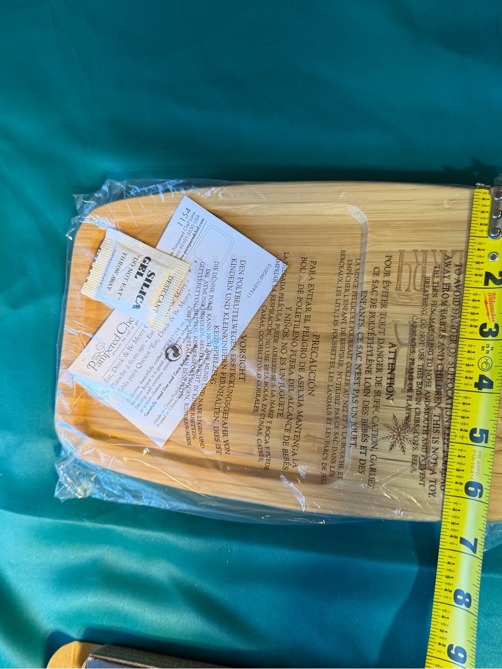 Bamboo Serving Tray - Natural Wood